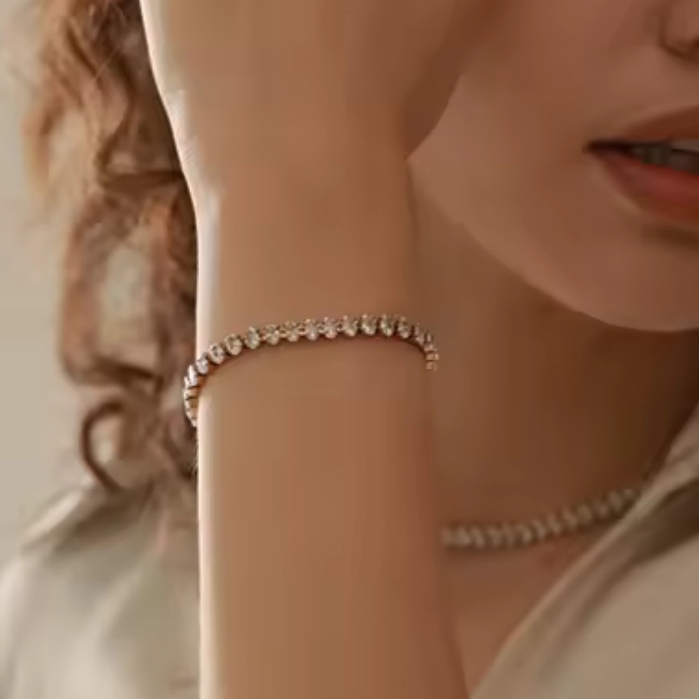 Wholesale ZIRCON Gold Tennis Bracelet